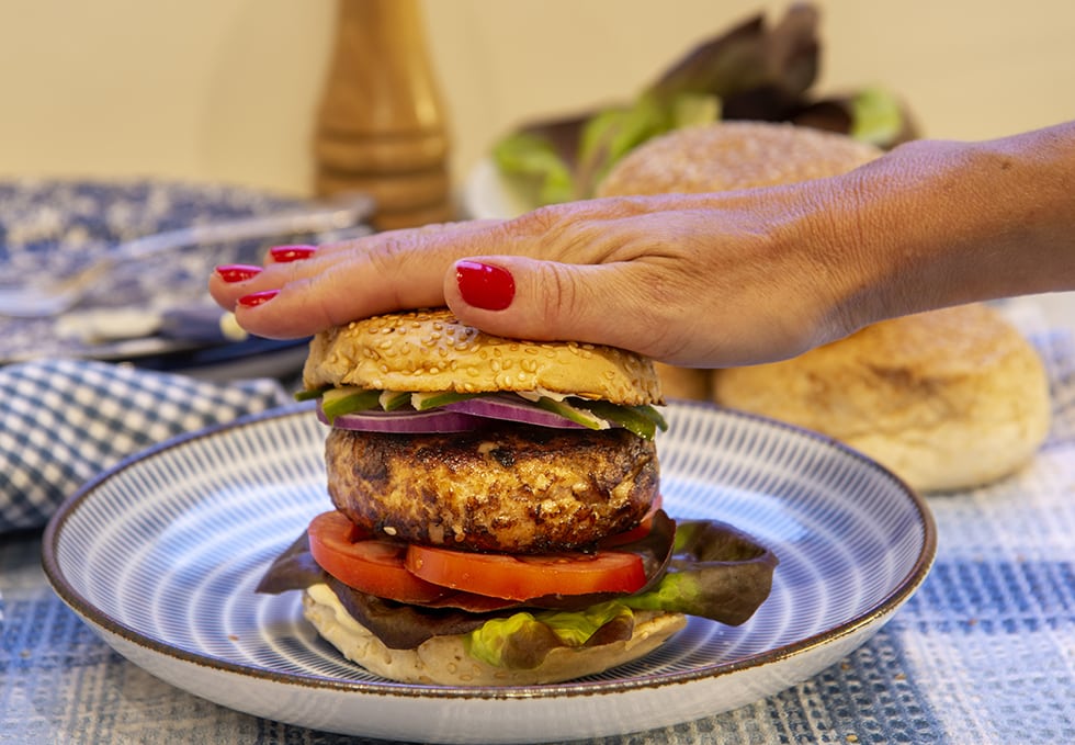 Hambúrguer de Grão