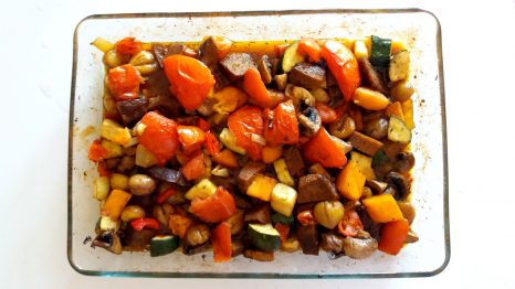 Castanhas no Forno com Abóbora e Tomilho