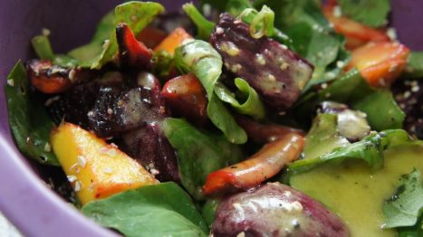 Beterrabas e Cenouras Assadas