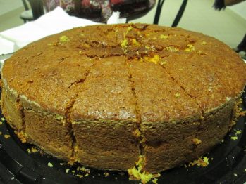 Bolo de Cenoura e Laranja com Especiarias