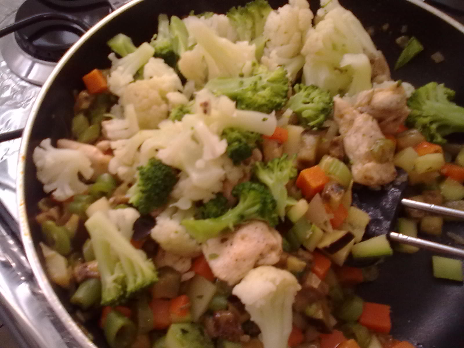 Frango com Couve Flor