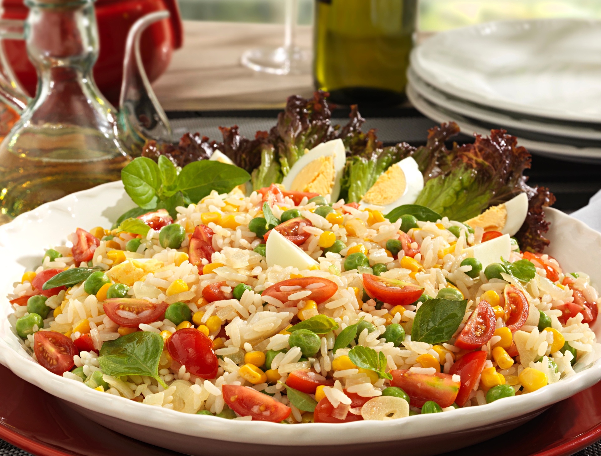 Salada Russa com Arroz