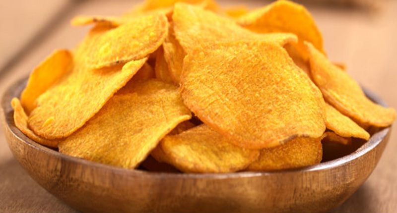 Chips de batata-doce