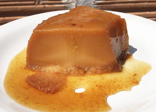 Pudim com Alecrim e Pinhões