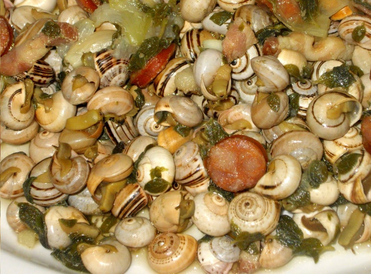 Caracóis à Portuguesa