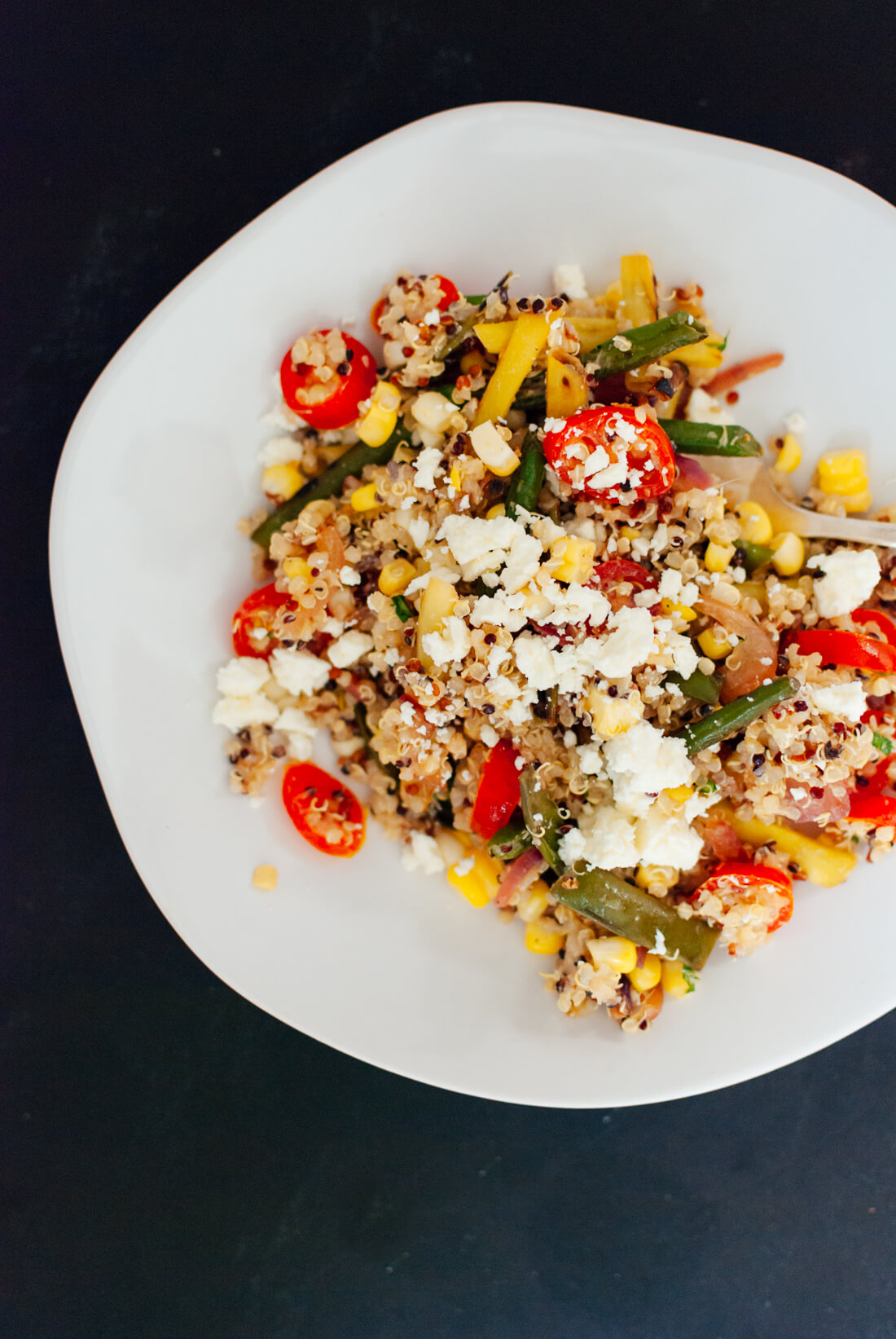 Salada de Quinoa com Legumes e Feta