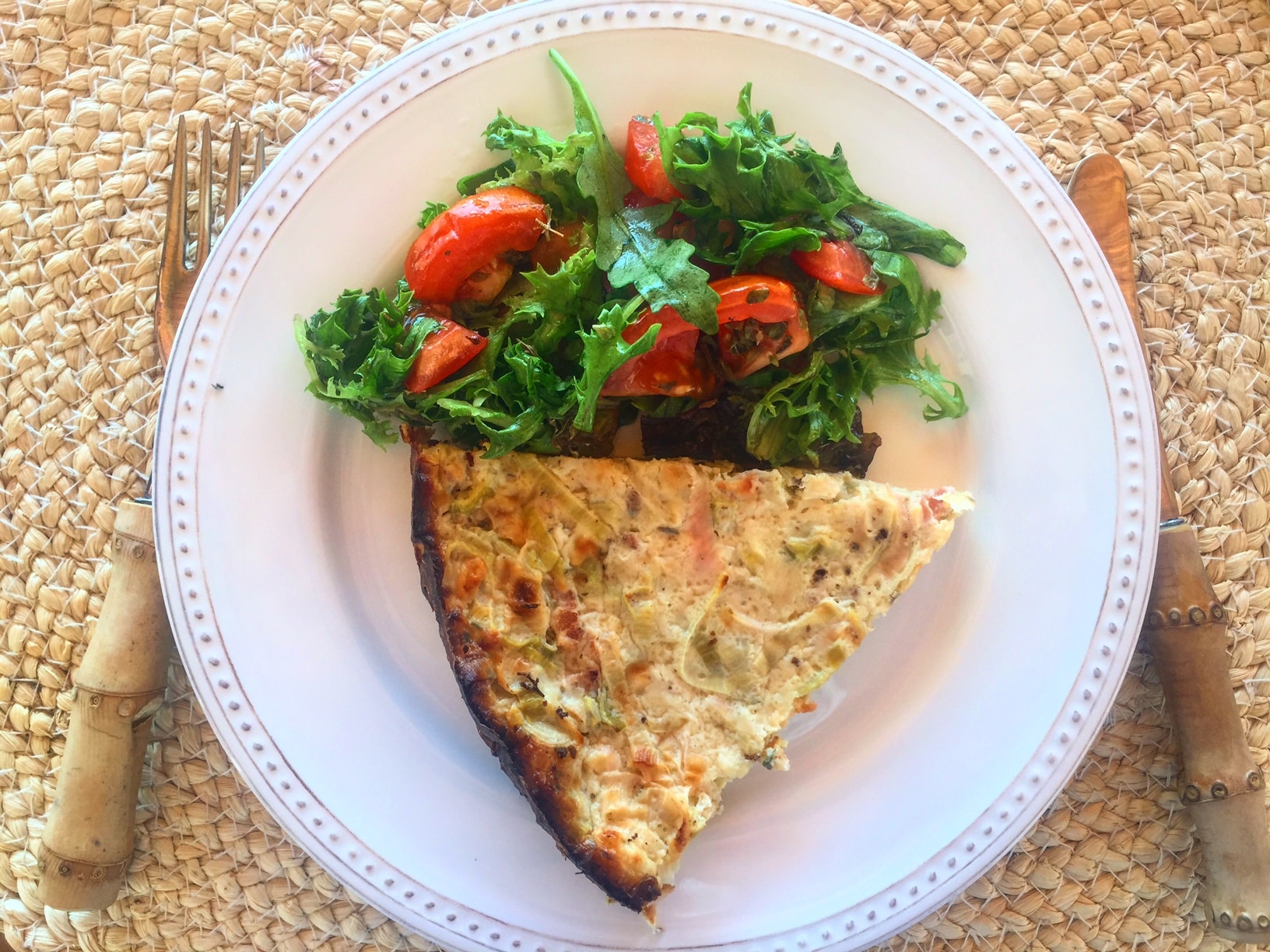 Quiche de Fiambre e Cogumelos