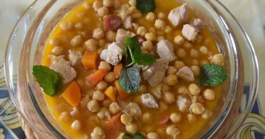 Cozido de Grão com Vagens